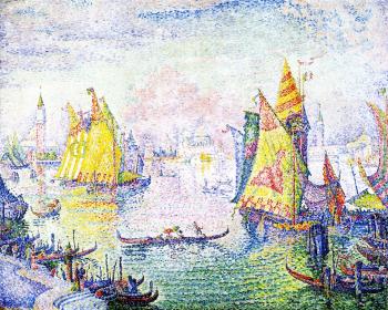 (image for) Paul Signac paintings artwork, Basin of San Marco, Ven - Click Image to Close